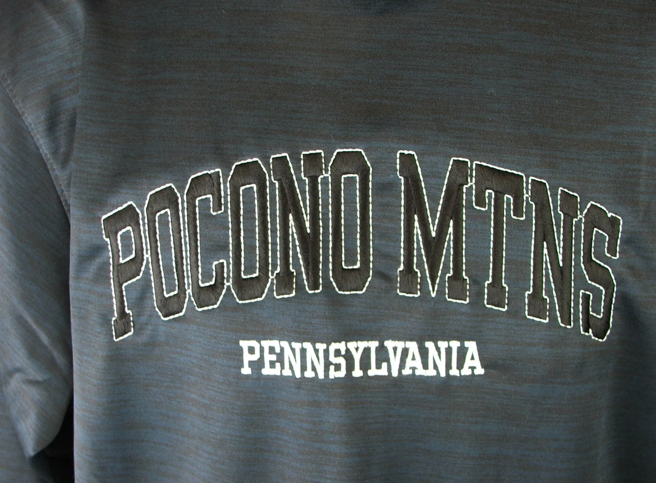 Pocono Mtns Pennsylvania Space Dye Souvenir Hoodie