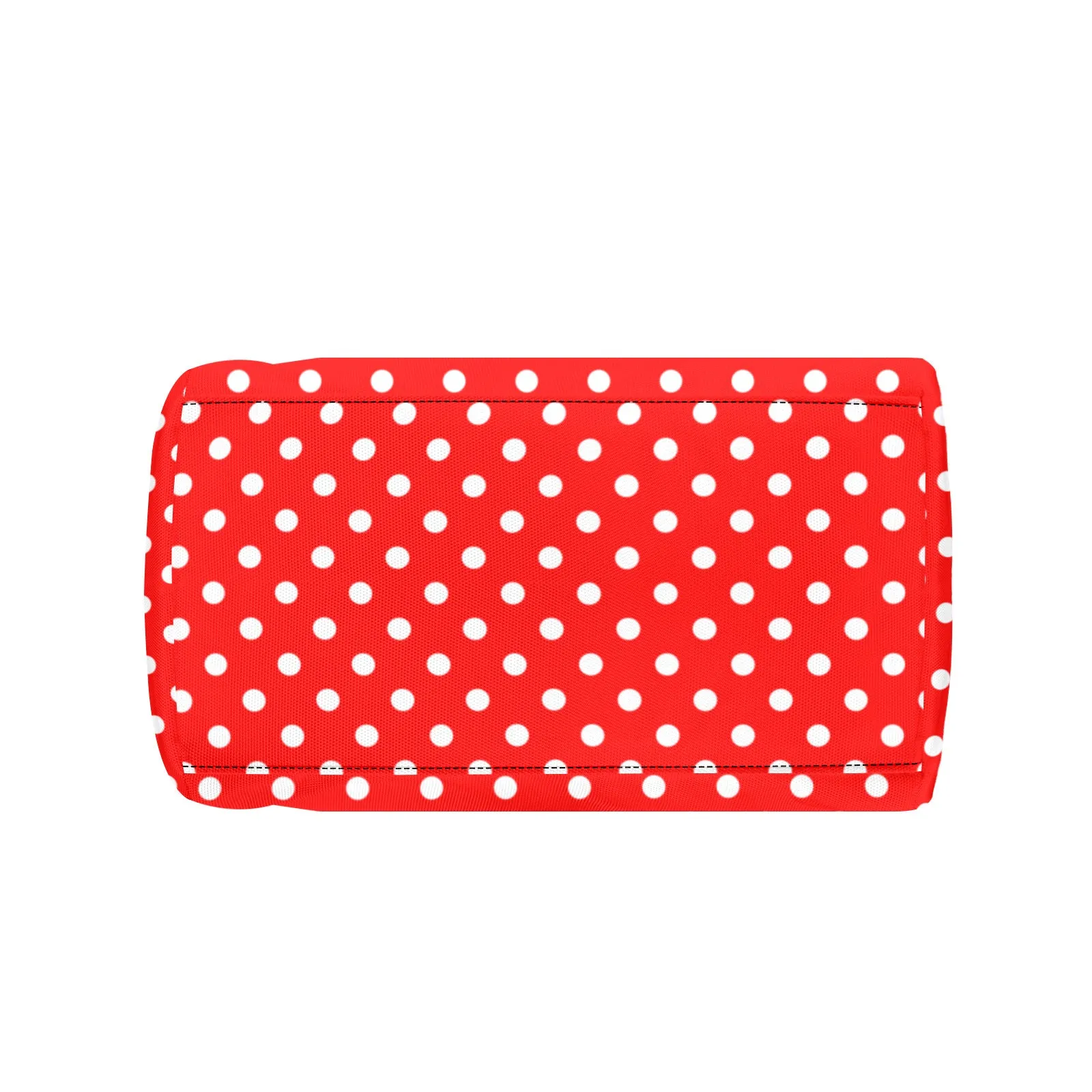 Red With White Polka Dots Large Capacity Insulated Tote Bag