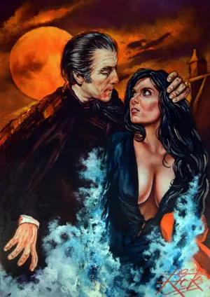 Rick Melton - Dracula AD 1972   - Classic Horror - Art Print