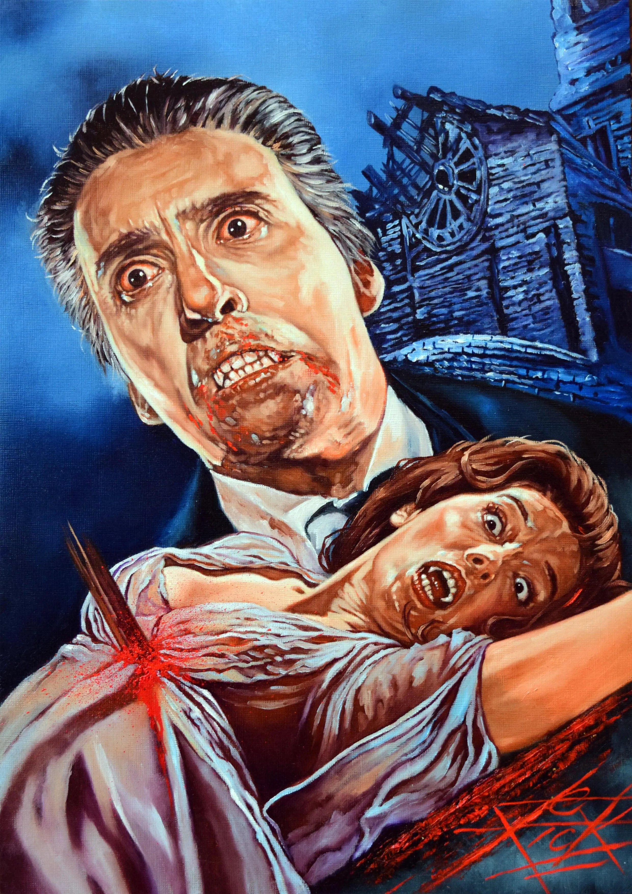 Rick Melton - Dracula Prince Of Darkness - Classic Horror - Art Print