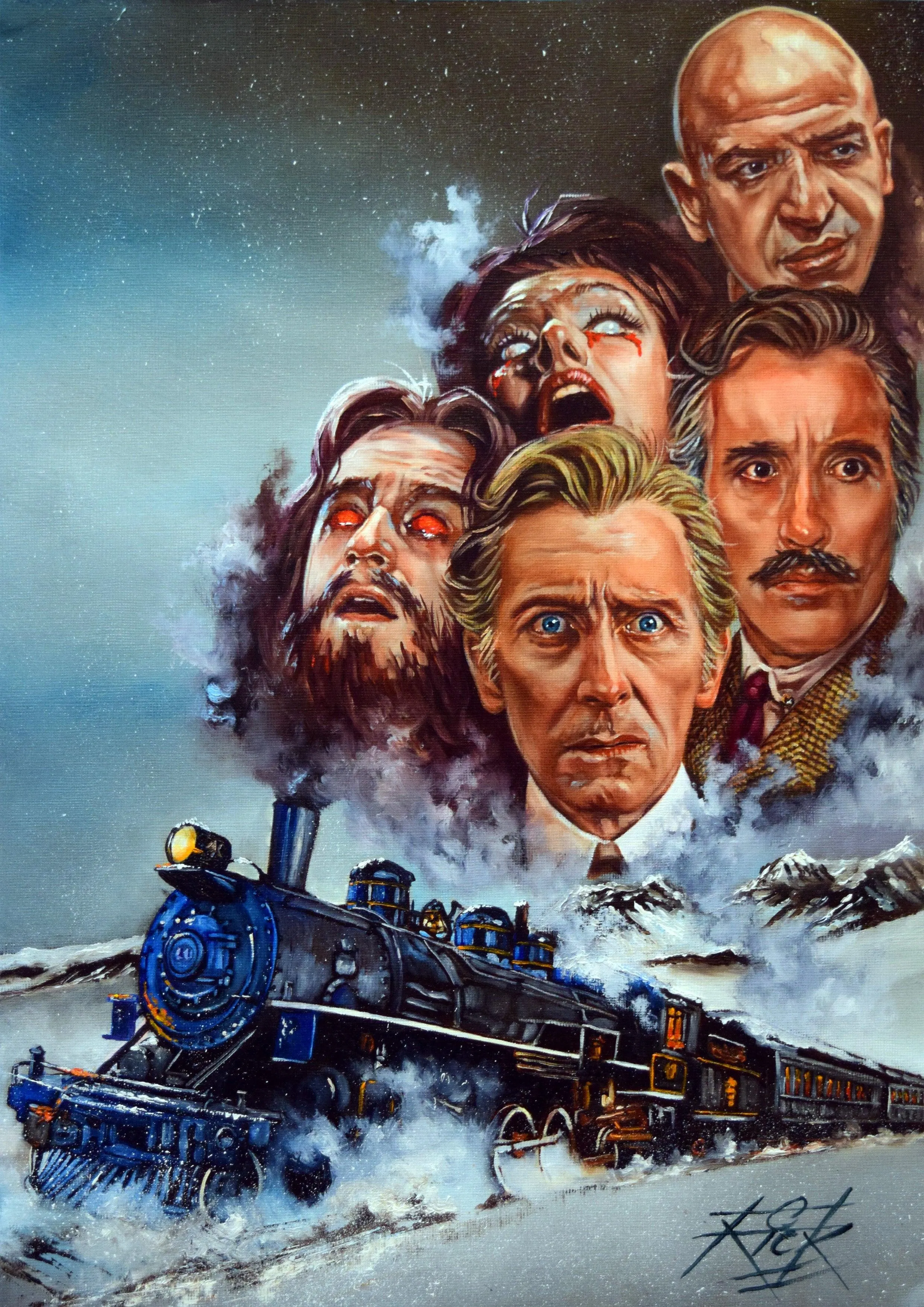 Rick Melton - Horror Express -  Art Print