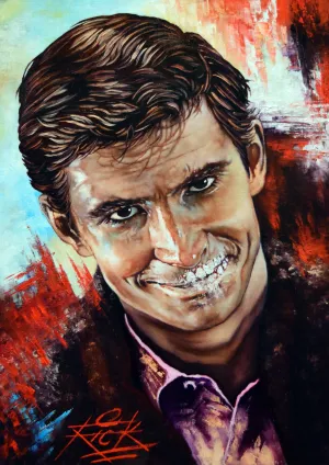 Rick Melton - Norman Bates - Psycho -  Art Print