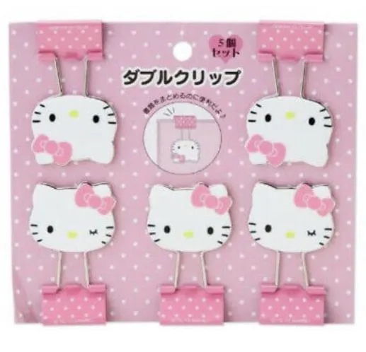 Sanrio Binder Clip Set (Rare find)