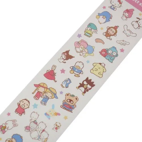 Sanrio Slim Sticker Sheet (Kuromi/My Melody, Cinnamoroll)