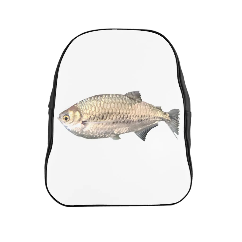 Silver Fish School Backpack