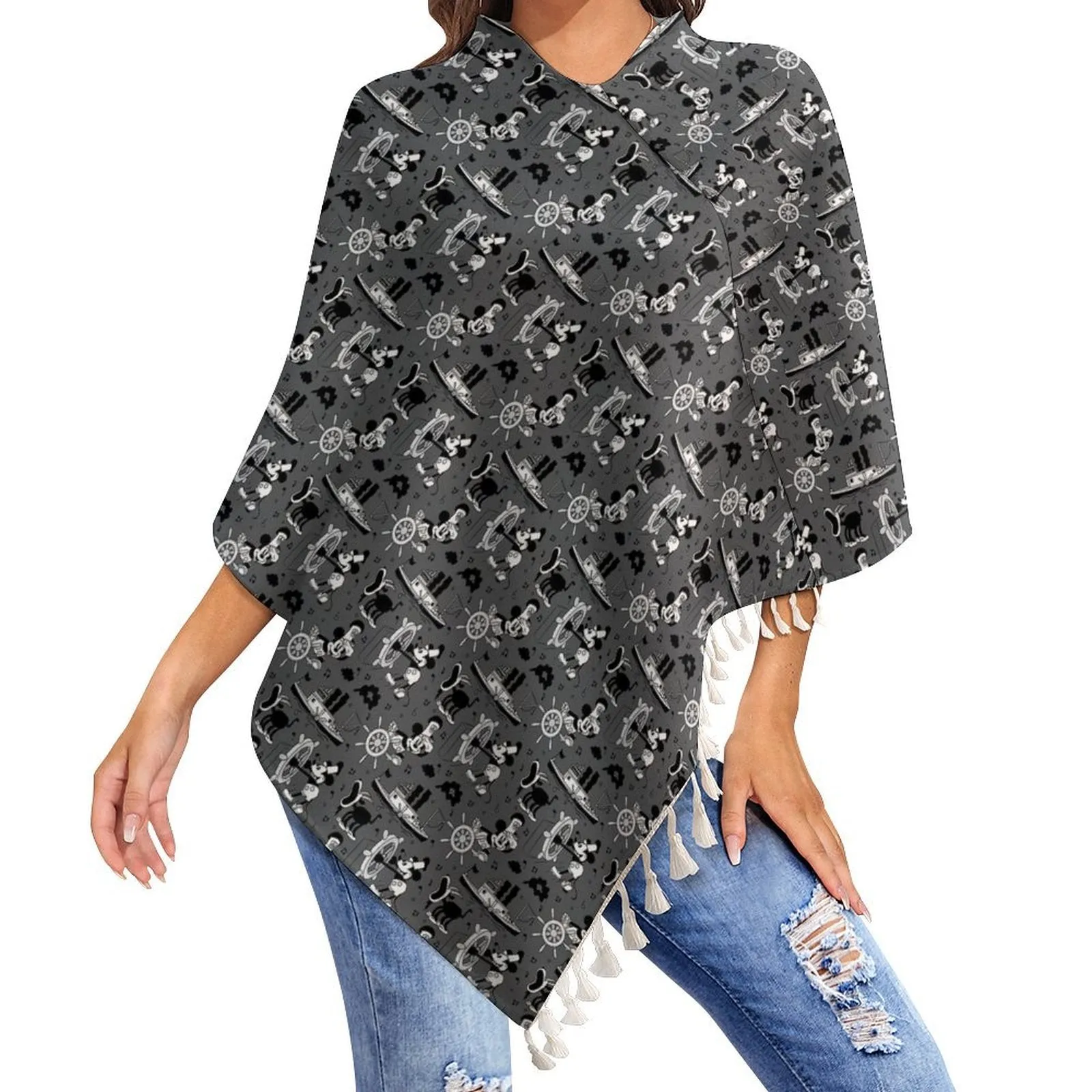 Steamboat Mickey Tassel Cape