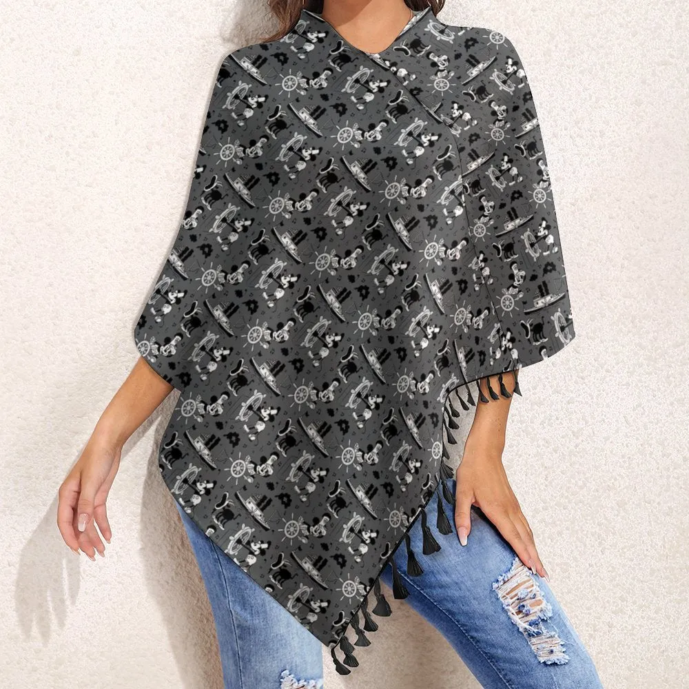 Steamboat Mickey Tassel Cape