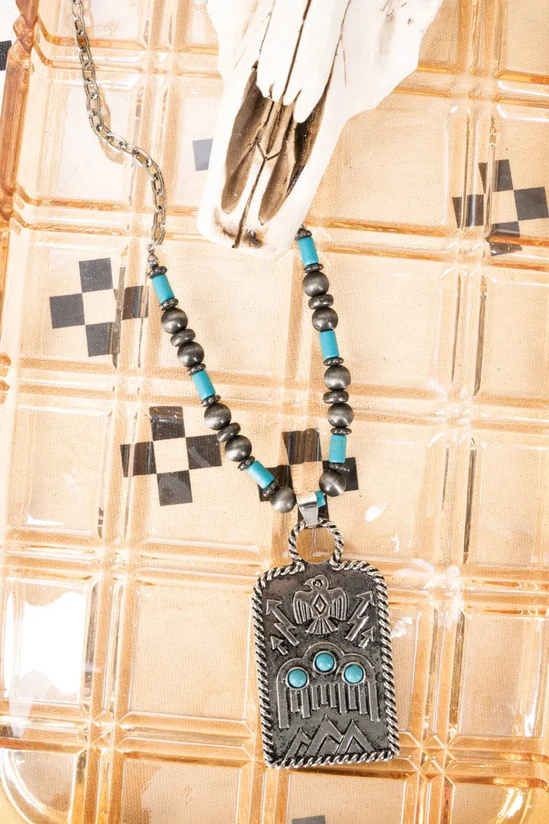 Thunderbird Turquoise necklace