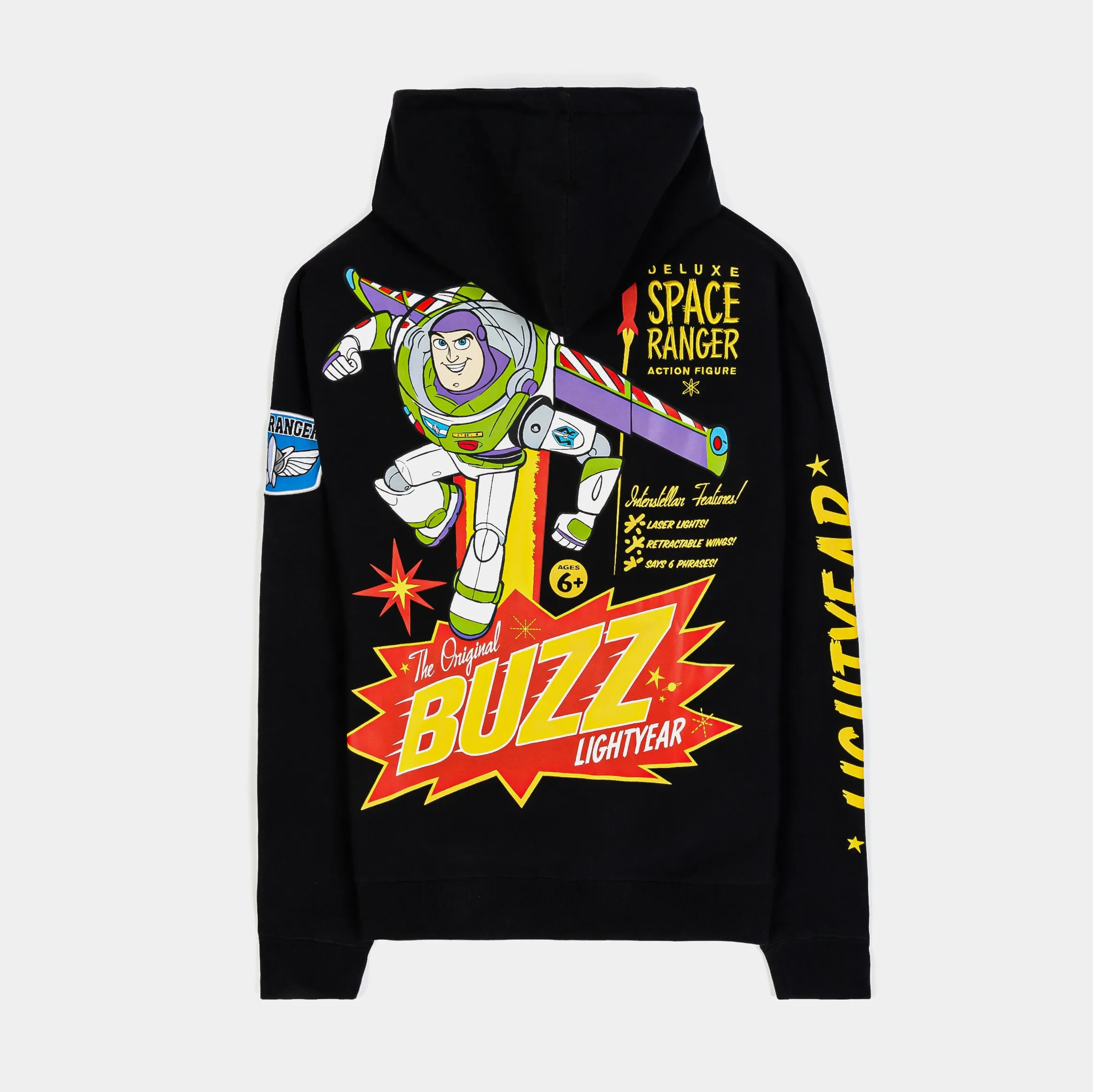 Toy Story By Shoe Palace Buzz Pullover Mens Hoodie (Black/Yellow)