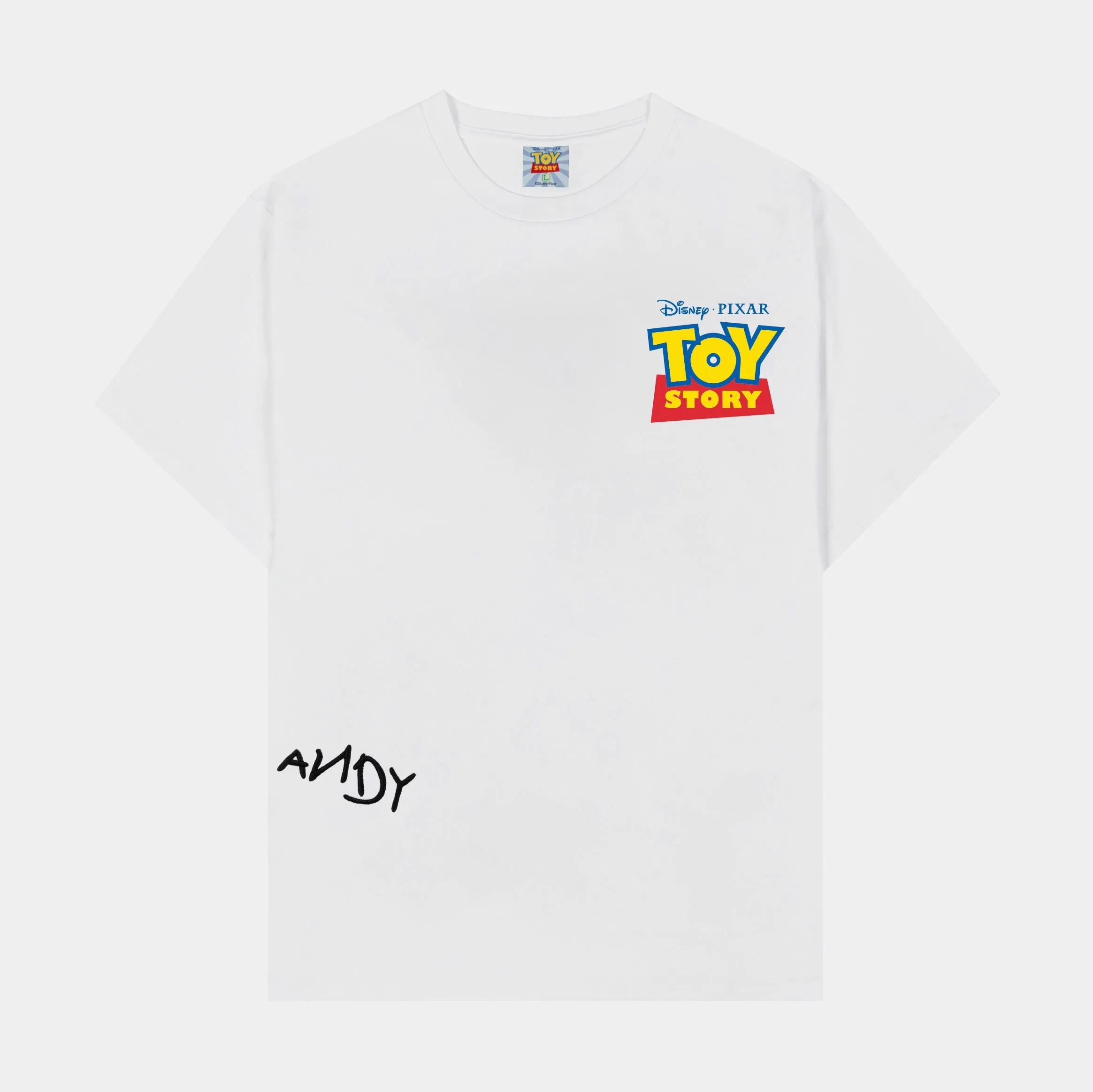 Toy Story by Shoe Palace Cast Mens Short Sleeve Shirt (White/Red)