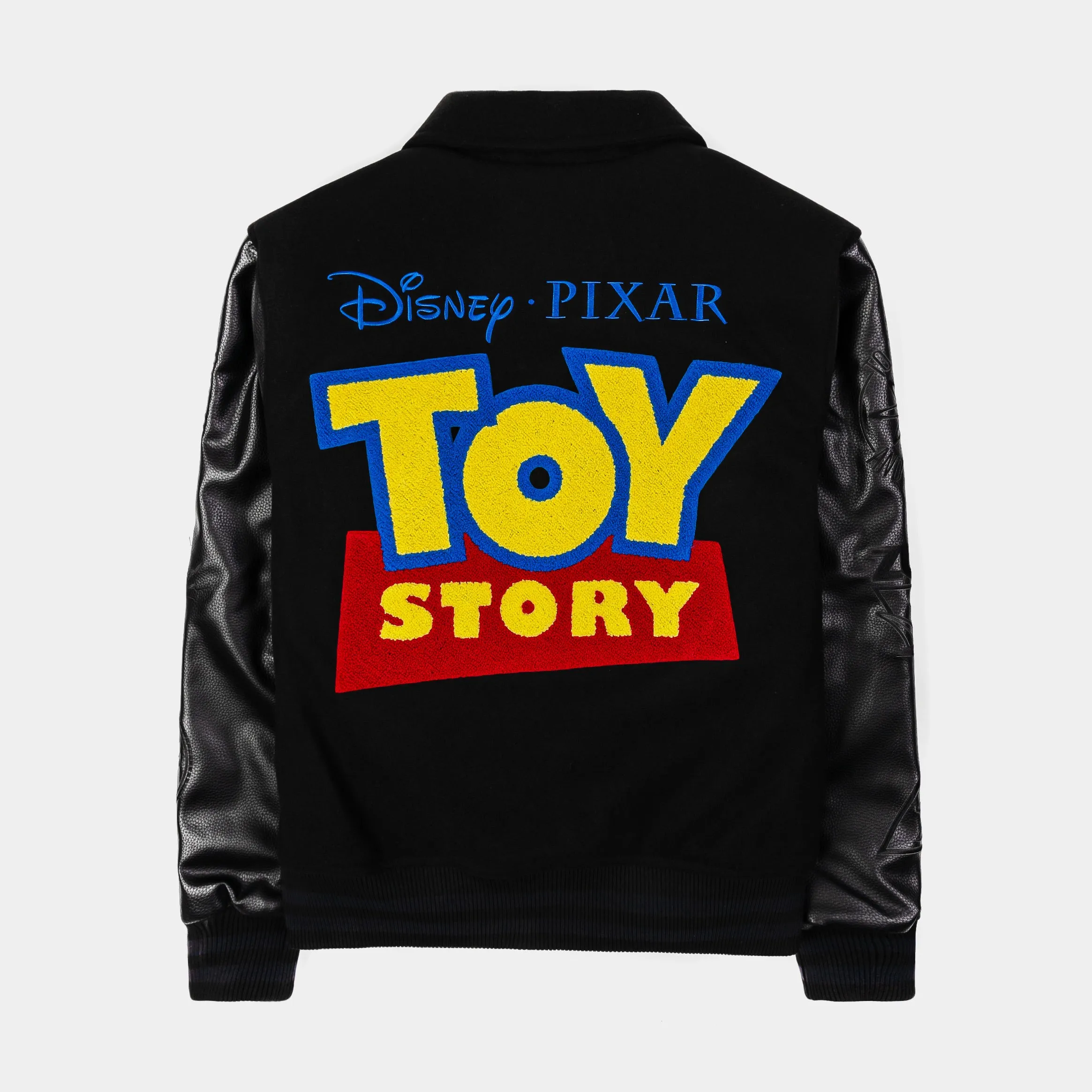 Toy Story By Shoe Palace Varsity Mens Jacket (Black/Yellow)