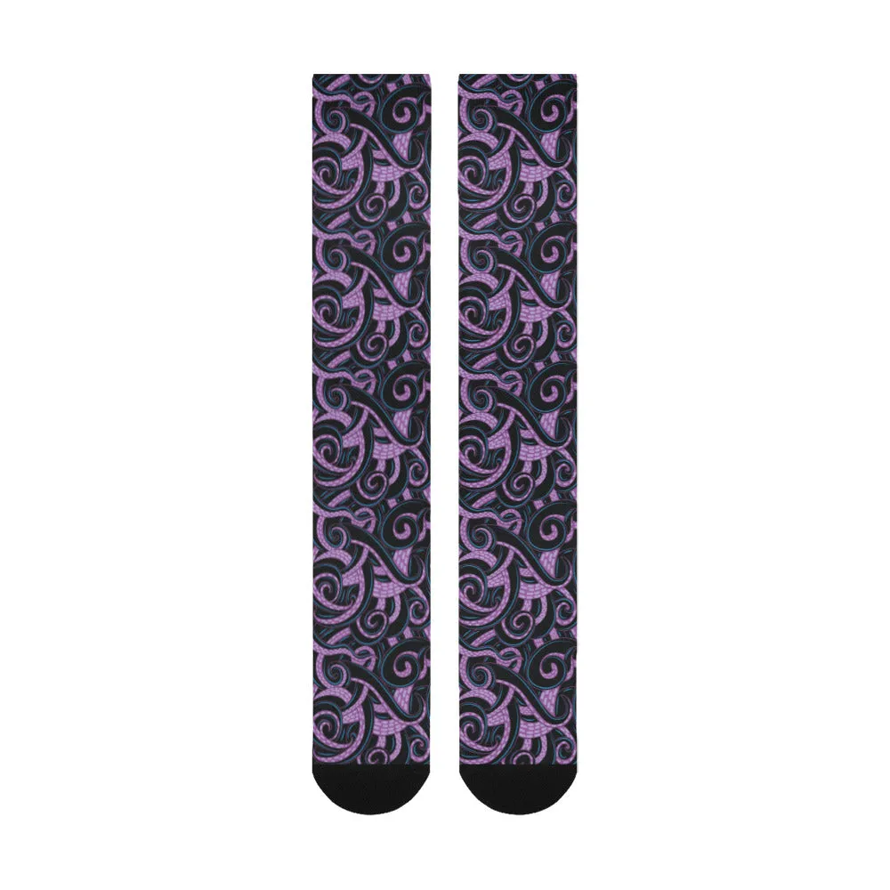 Ursula Tentacles Over-The-Calf Socks