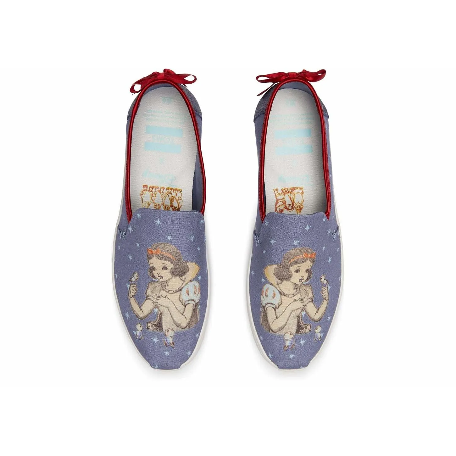 Woman's Disney X Toms® Deconstructed Alpargatas - Snow White Bow Slip-Ons