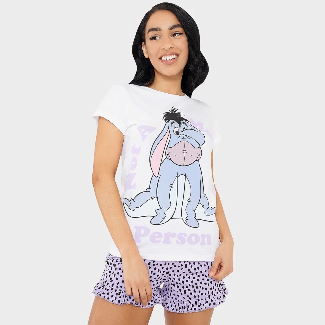 Womens Eeyore Short Pyjamas