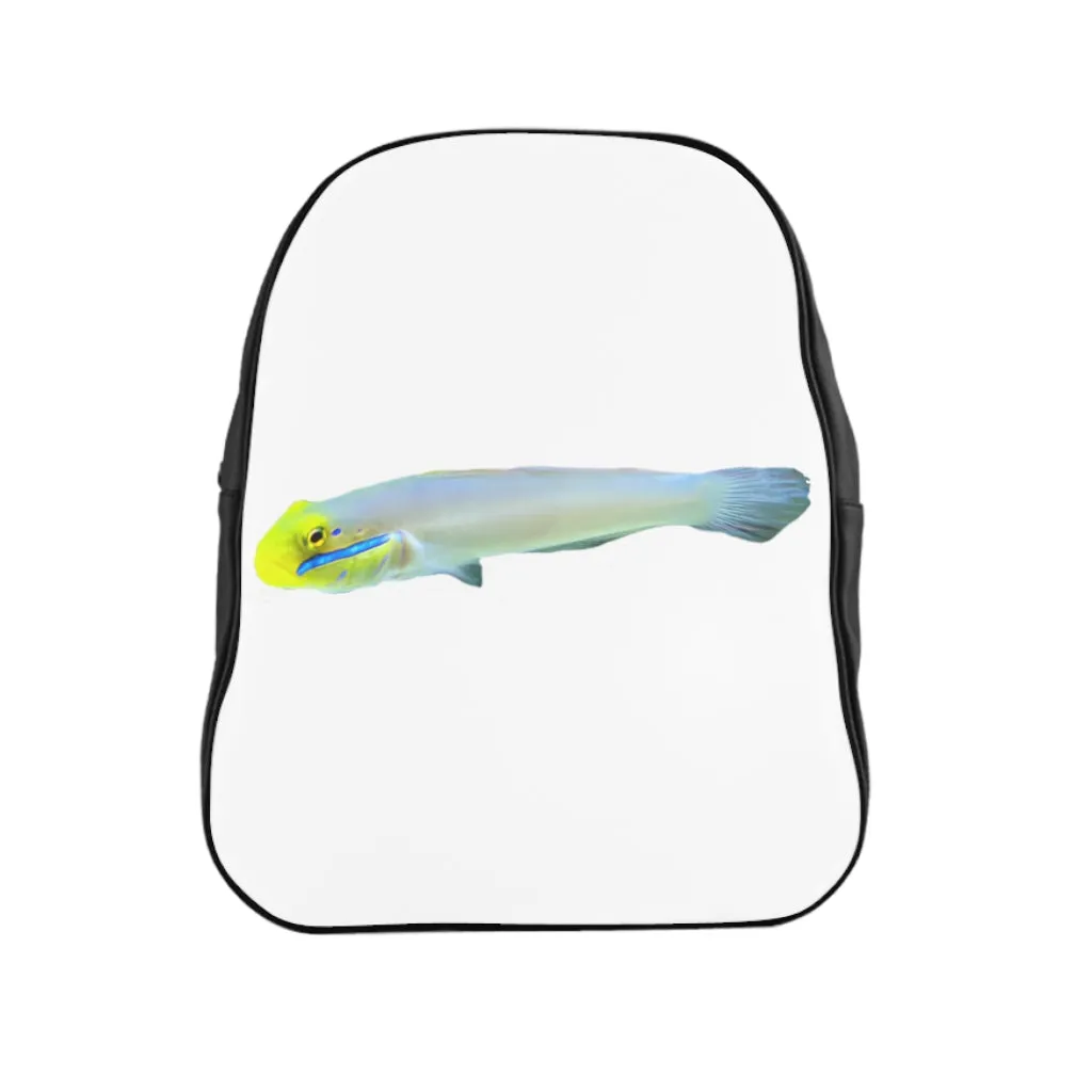 Yellow and White Fish School Backpack